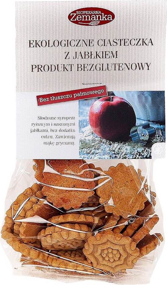 Biscuits sans gluten à la pomme BIO 100 g - ZEMANKA