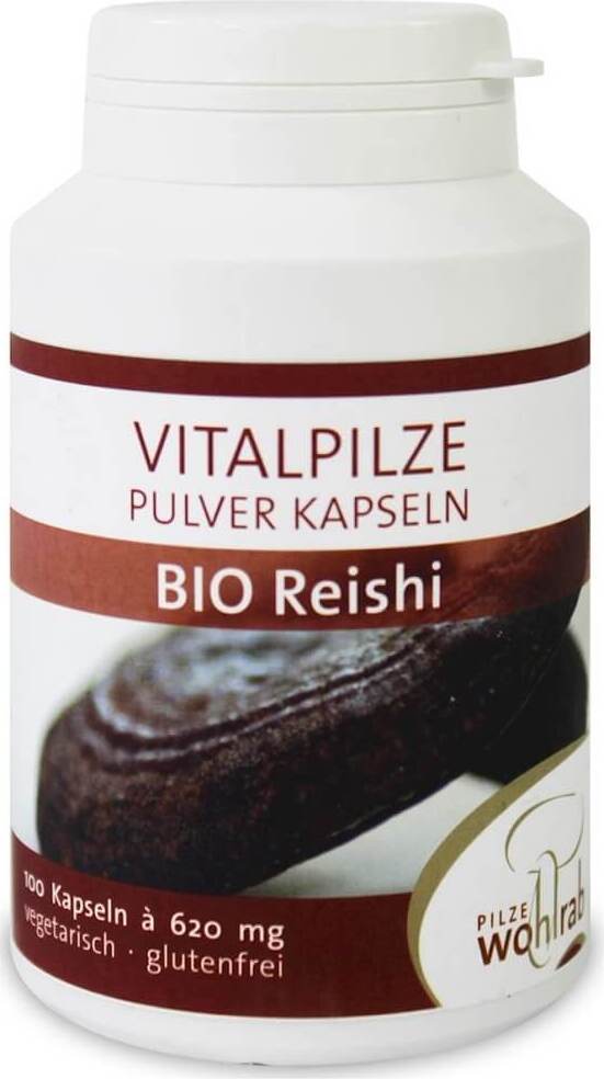 Champignons Reishi (vernis brillant) BIO 100 gélules - FILMS WOHLRAB