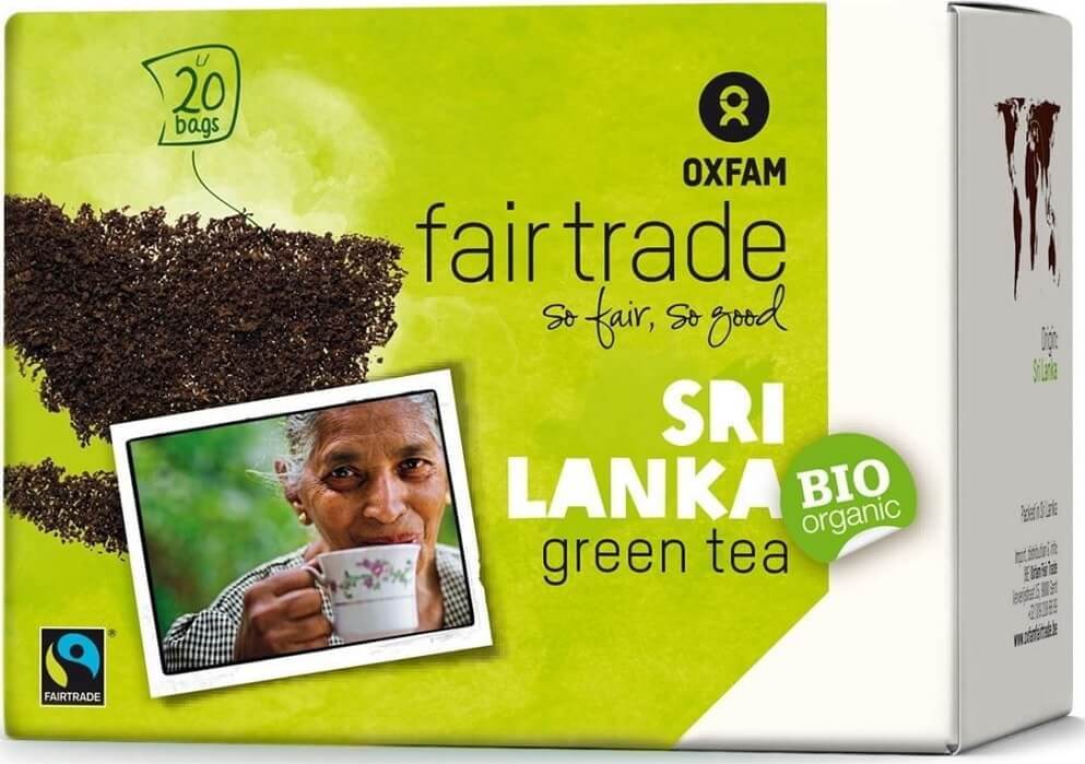 Thé vert équitable en sachet BIO (20 x 18 g) 36 g - OXFAM