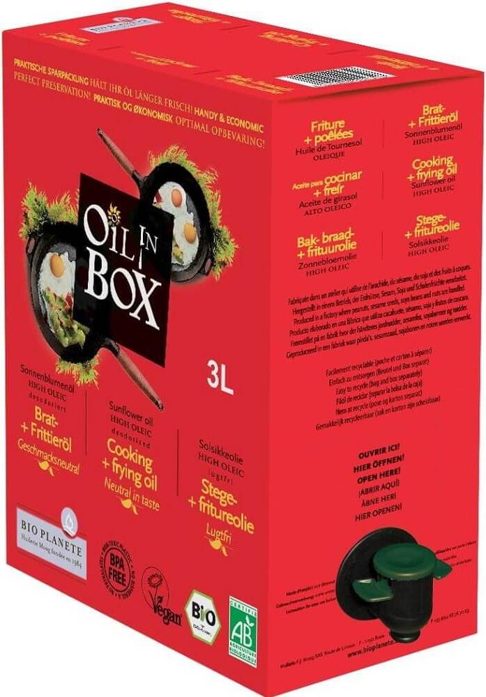 Huile de cuisson et de friture BIO 3 L - HORECA BIO PLANETE