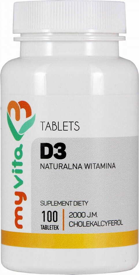 Vitamine D3 de lanoline 2000iu 100 comprimés MYVITA