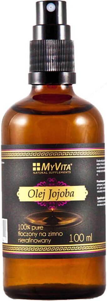 Huile de jojoba cosmétique pressée à froid BIO 100ml MYVITA