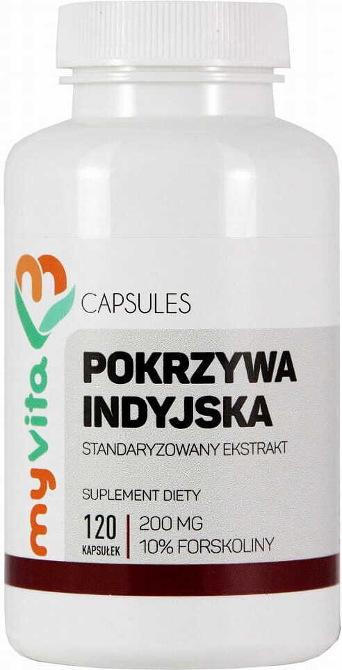 Ortie indienne 200mg forskoline extrait 10% 120 gélules MYVITA