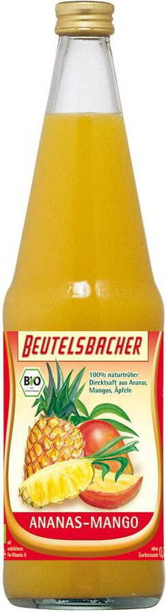Jus d'ananas - mangue BIO 700 ml - BEUTELSBACHER