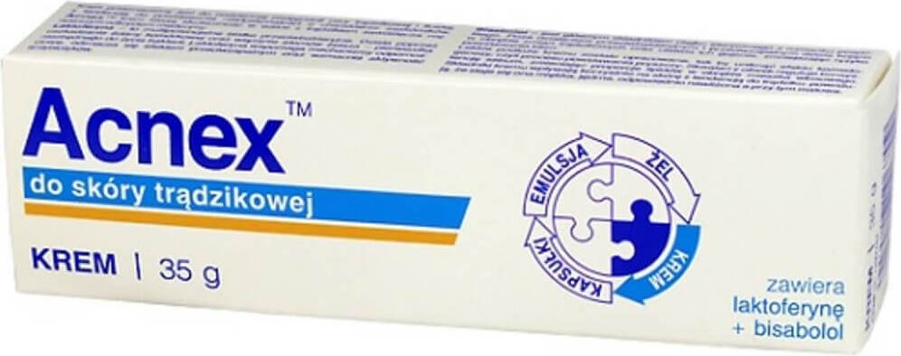 Crème Acnex contient lactoferrine + bisabolol 35g FARMINA