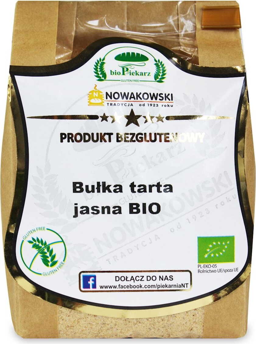 Chapelure sans gluten BIO 300 g - BIOPIEKARZ NOWAKOWSKI