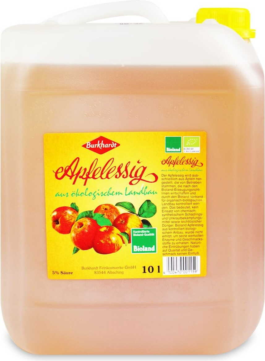 Vinaigre de cidre de pomme filtré BIO 10 L - HORECA DO IT