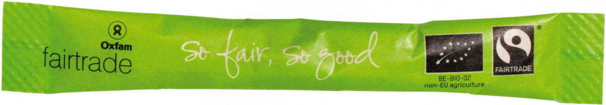 Sucre de canne en sachets équitables BIO 1000 x 4 g - HORECA (OXFAM)