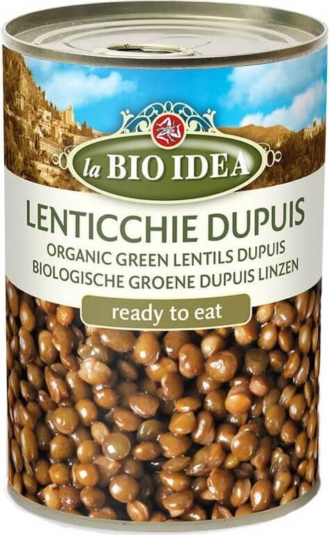 Lentilles vertes dupuis (boîte) BIO 400 g - LA BIO IDEA
