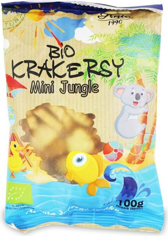 Mini crackers jungle BIO 100 g - BIO ANIA