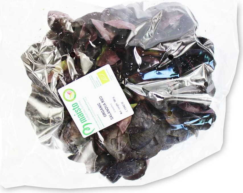 Laitue rouge fraîche de Salan BIO (environ 180g)
