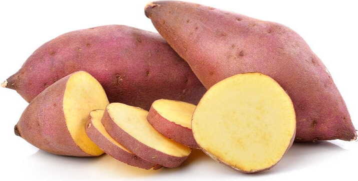 Conditionnement vrac (kg) - patates douces blanches fraîches BIO (environ 6 kg)