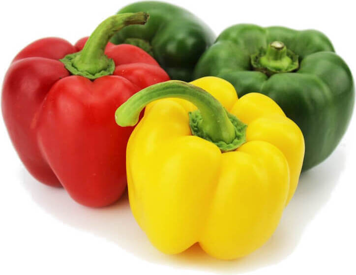 Mélange de poivrons frais BIO (environ 800 g)