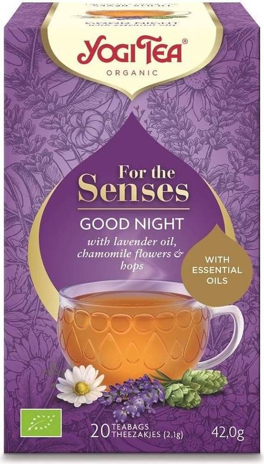 Thé du coucher pour les sens BIO (20 x 21 g) 42 g - YOGI TEA
