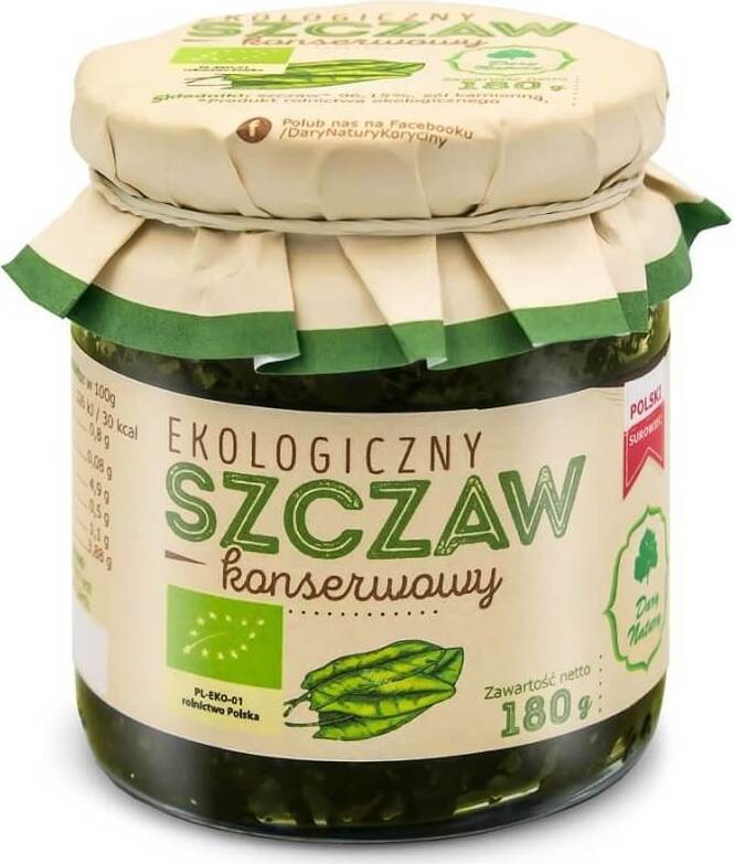 Conserve d'oseille BIO 180 g - CADEAUX DE LA NATURE