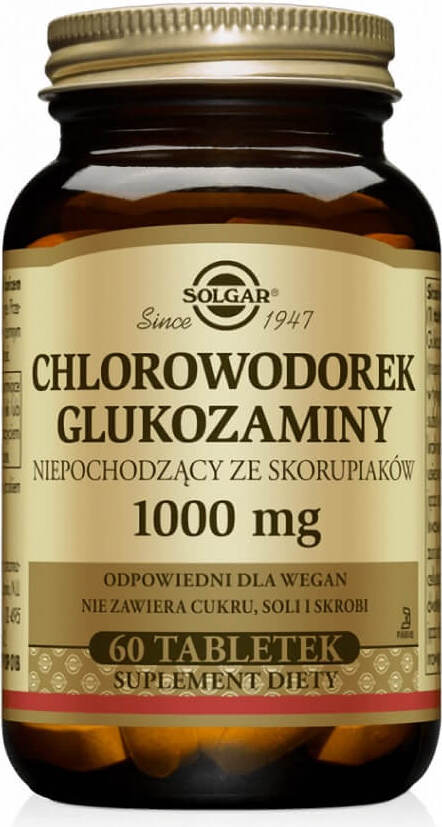 Chlorhydrate de glucosamine 1000mg 60 comprimés SOLGAR