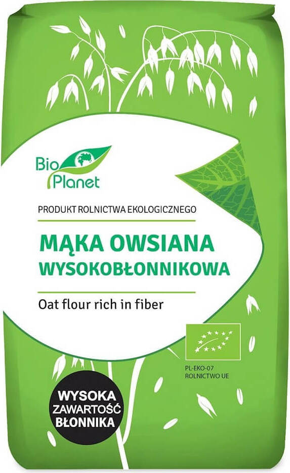 Farine d'avoine riche en fibres BIO 400 g - BIO PLANET