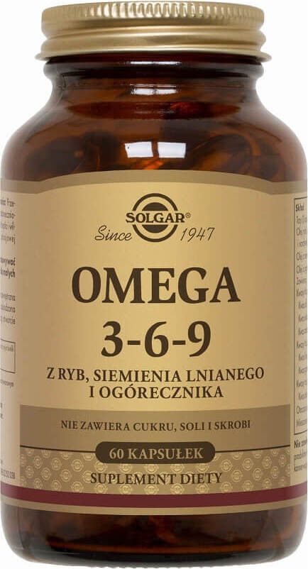 OMEGA 3 - 6 - 9 60 gélules SOLGAR