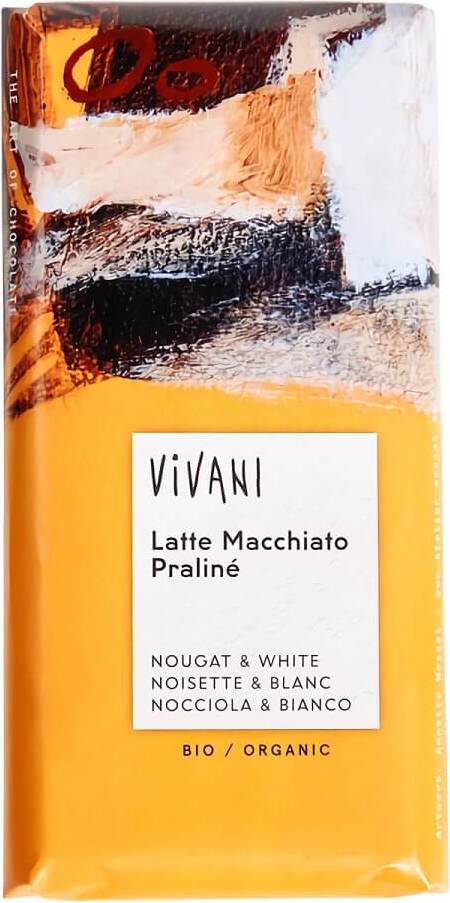 Chocolat latte macchiato BIO 100 g - VIVANI