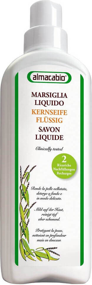 Recharge savon liquide de Marseille 1000 ml - ALMACABIO