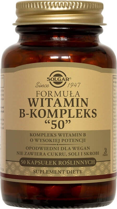 Formule Vitamine B - un complexe de 50 gélules SOLGAR