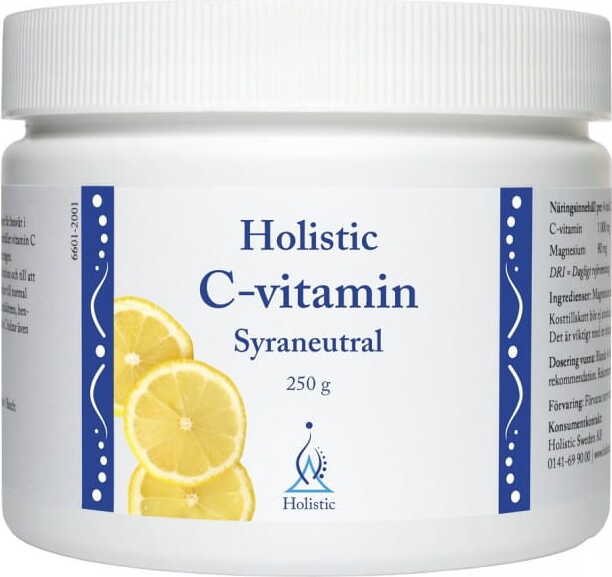 Vitamin CL - Poudre d'ascorbate de magnésium C - vitamine syraneutre 1000mg 250g HOLISTIC