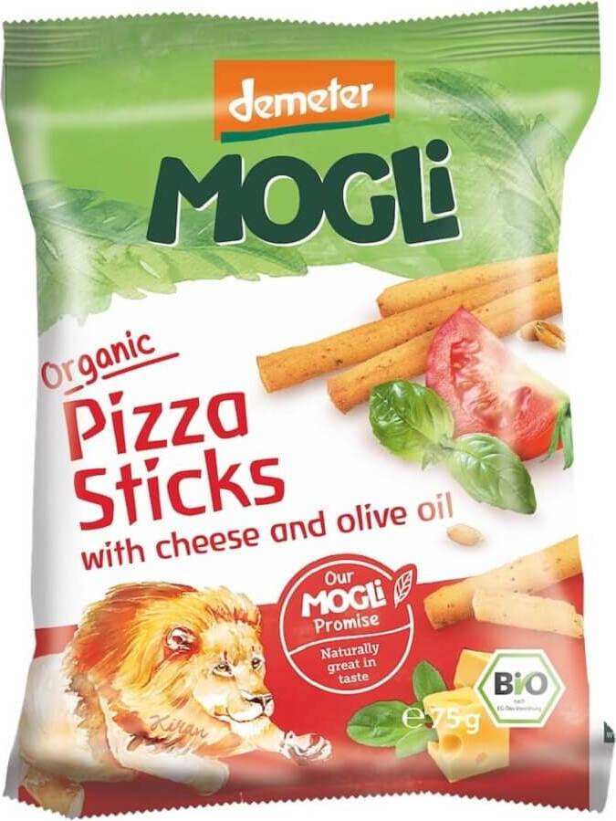 Doigts de pizza au fromage et à l'huile d'olive BIO 75 g - POSSIBLE
