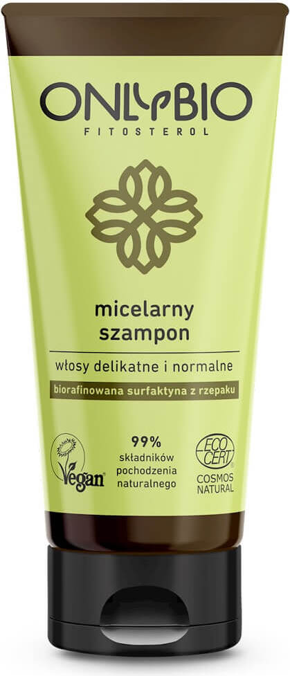 Shampoing micellaire pour cheveux délicats et normaux tube 200 ml - ONLY BIO