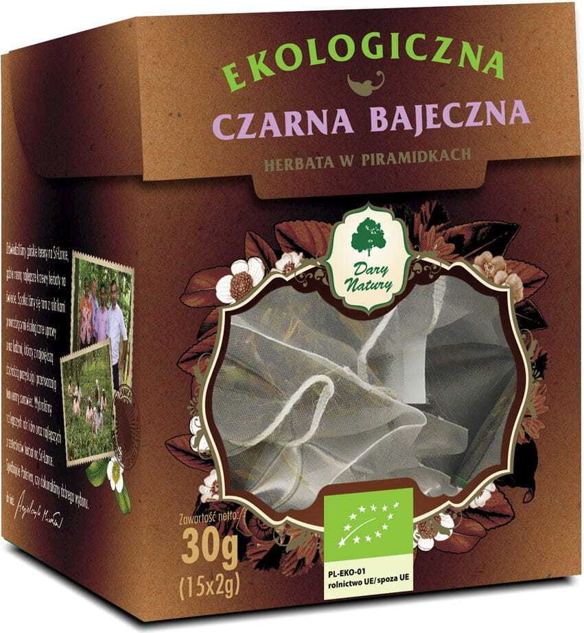 Fabuleux thé noir BIO (15 x 2 g) - CADEAUX DE LA NATURE