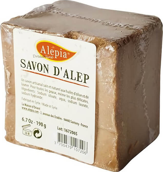 Savon d'alep 99% huile d'olive 190 g - ALEPIA