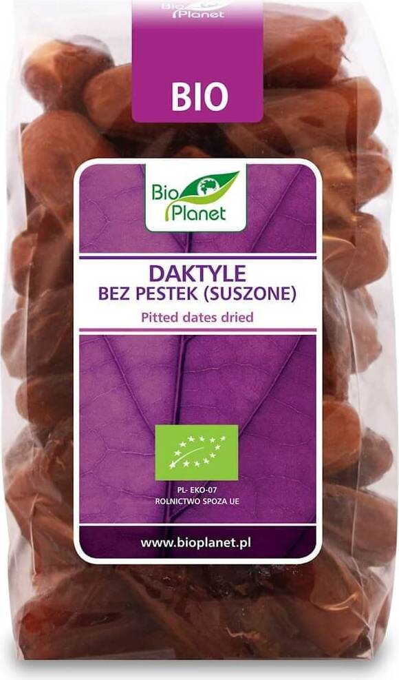Dattes sans pépins séchées sans gluten BIO 400 g - BIO PLANET
