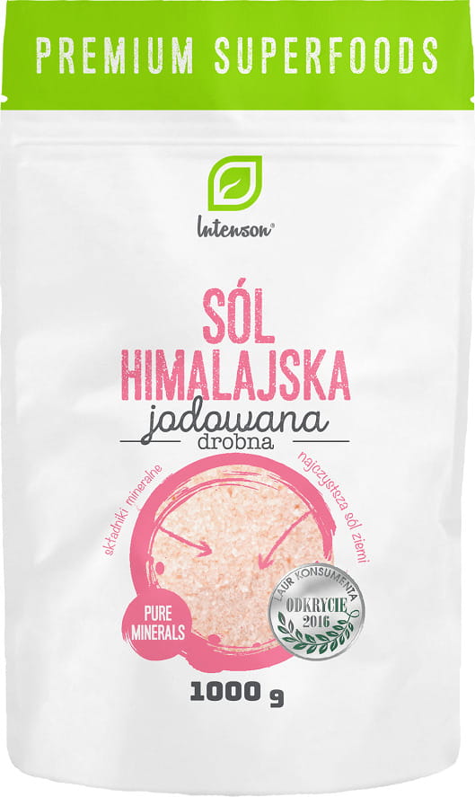 Sel rose iodé de l'Himalaya fin 1000g INTENSON