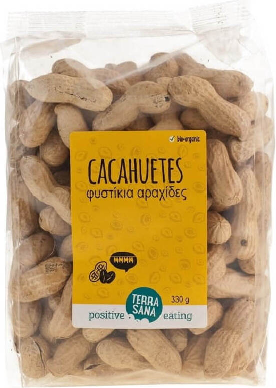 Cacahuètes grillées en coques BIO 330 g - TERRASANA