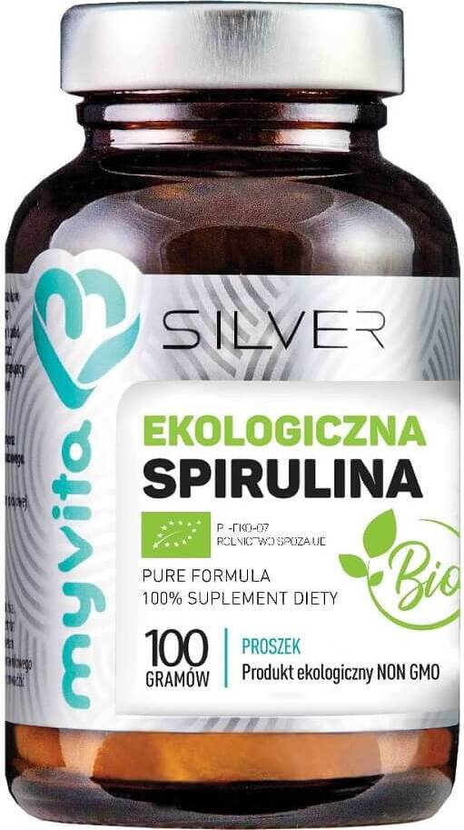 Spiruline BIO poudre 100g MYVITA SILVER PURE