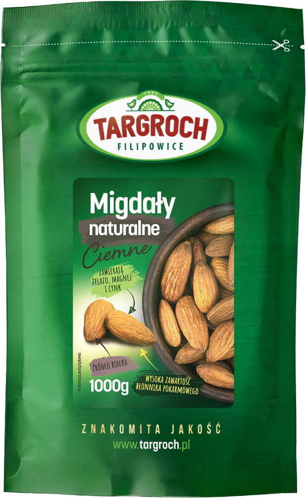 Amandes noires naturelles 1000g TARGROCH