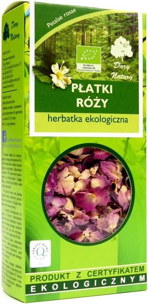 Tisane aux pétales de rose BIO 20 g - CADEAUX DE LA NATURE