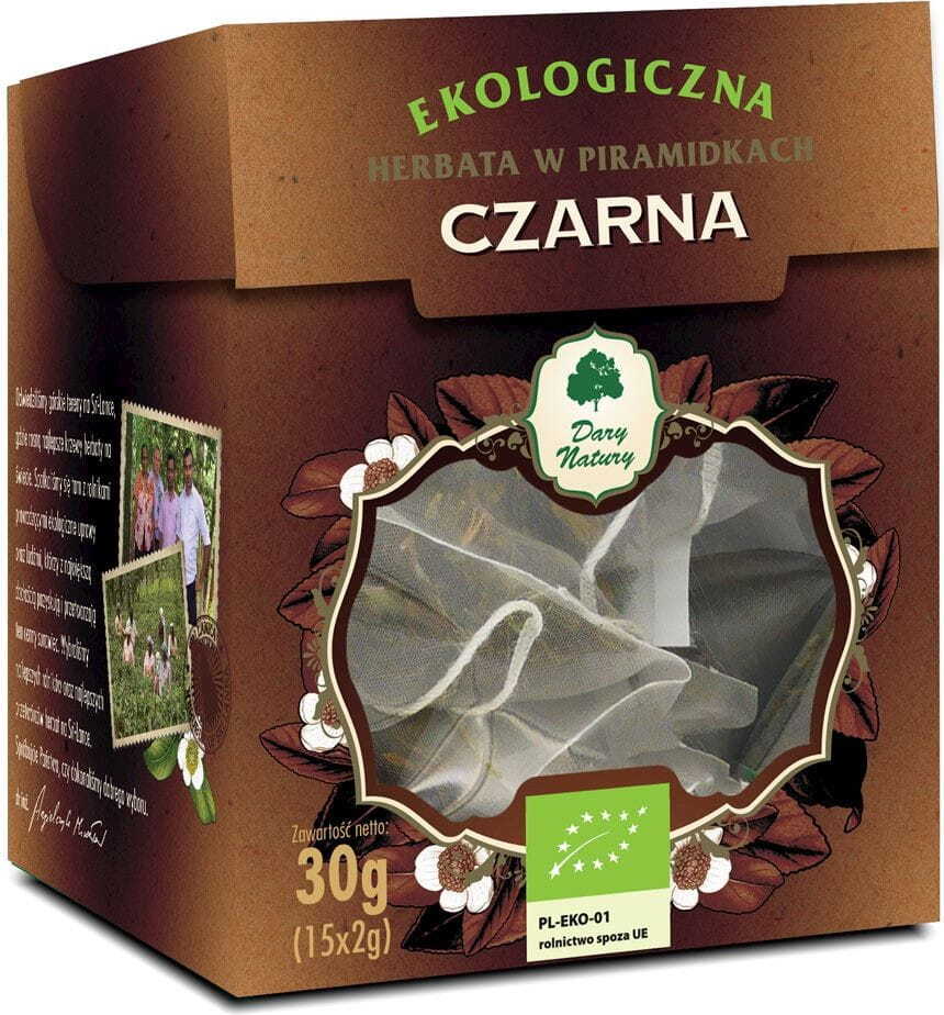 Thé noir Pyramide BIO (15 x 2 g) - CADEAUX DE LA NATURE