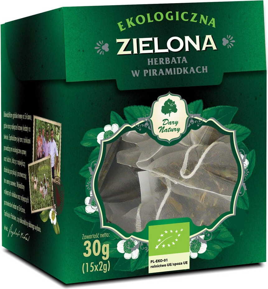 Thé vert Pyramide BIO (15 x 2 g) - CADEAUX DE LA NATURE