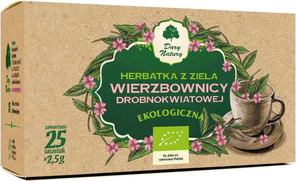 Tisane d'épilobe BIO (25 x 25 g) - CADEAUX DE LA NATURE
