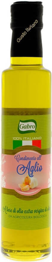 Huile d'olive à l'ail BIO 250 ml - GABRO