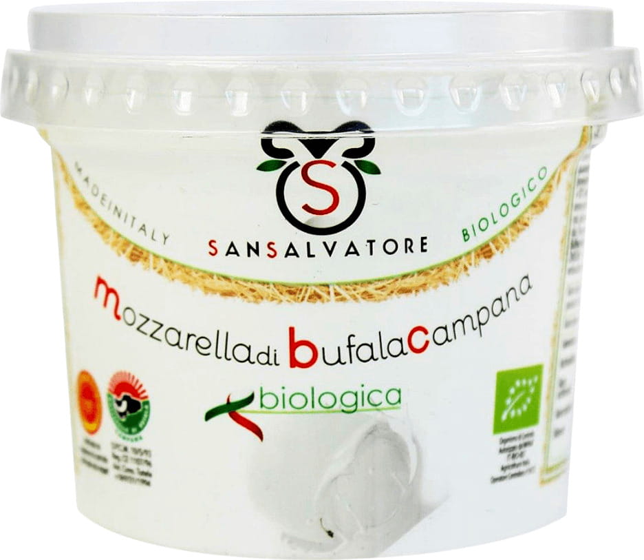 Mozzarella de bufflonne (1 boule dans une tasse) BIO 320 g - BIOLOGICA