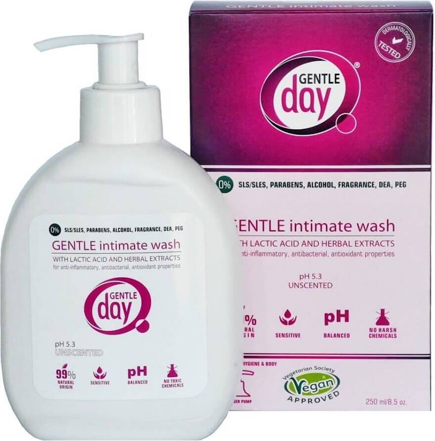 Gel d'hygiène intime à l'acide lactique et aux extraits de plantes 250 ml - JOUR DOUCEUR
