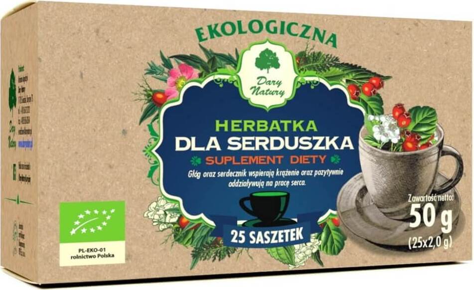Tisane pour le coeur BIO (25 x 2 g) - CADEAUX DE LA NATURE