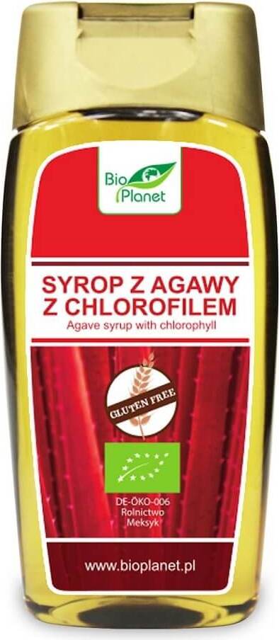 Sirop d'agave à la chlorophylle sans gluten BIO 350 g (250 ml) - BIO PLANET