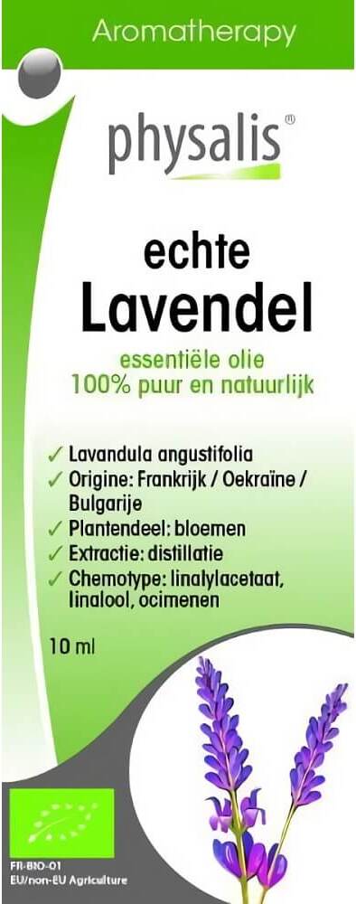 Huile essentielle Echte lavendel (lavande à feuilles étroites) BIO 10 ml - PHYSALIS