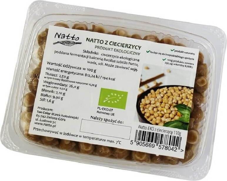 Pois chiches fermentés BIO 110 g - NATTO