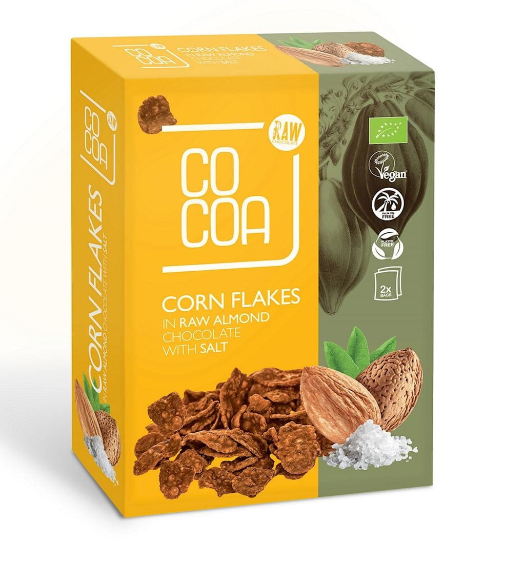 Corn Flakes Amande Chocolat au Sel BIO (2 x 100 g) 200 g - CACAO