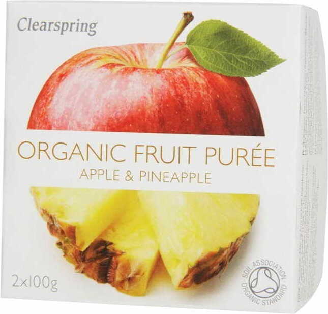 Dessert pomme - ananas BIO 200 g CLEARSPRING