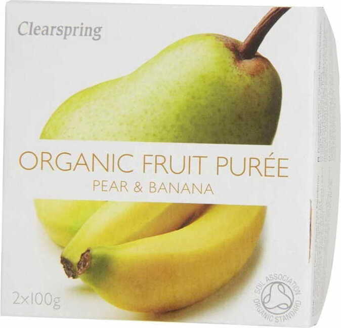 Dessert poire - banane BIO 200 g CLEARSPRING