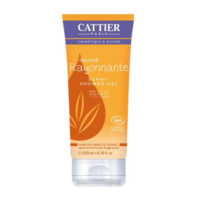 Gel douche abricot ensoleillé - miel ECO 200 ml - CATTIER